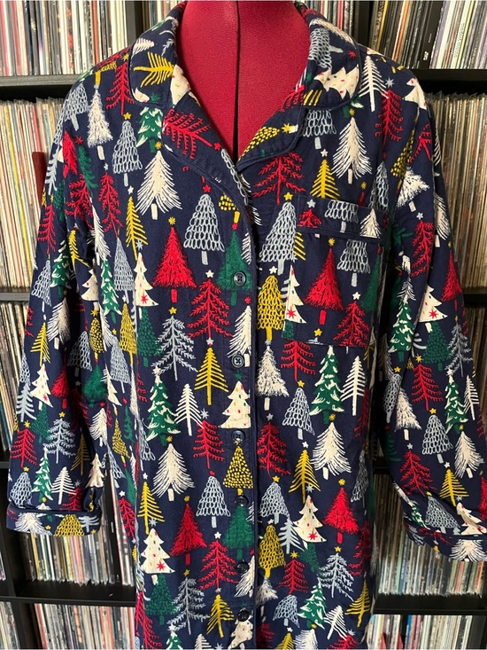 Hanna Andersson Other - 🌲 Holiday Christmas Tree Flannel Nightshirt Pajama 🎄